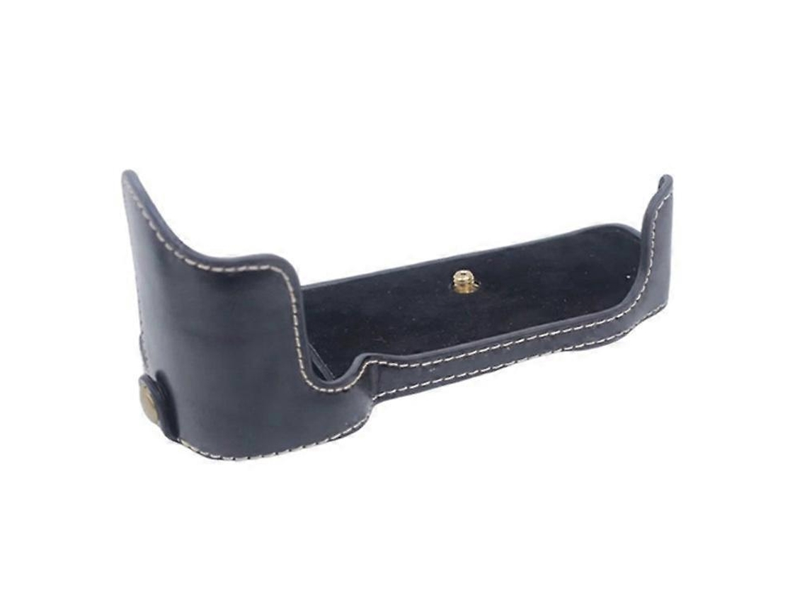 Estuche protector de piel sintética con ranura para batería compatible con Nikon D810/d800