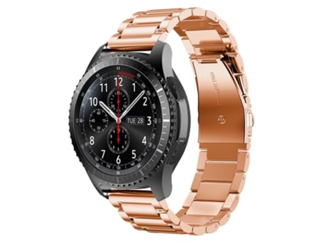 Correa CADORABO para Reloj Samsung Galaxy Gear S3/Gear 2 (22Mm - Dorado)