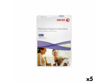 Papel para Imprimir XEROX Blanco A4 500 Hojas (5 Unidades)