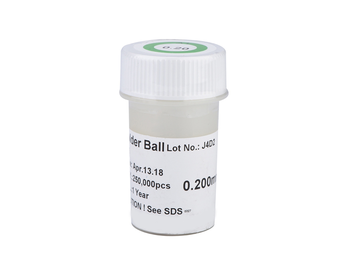 Bolas De Solda Bga Para Retrabalho E Soldagem Bga 250000 Peças/lata (0,200mm)