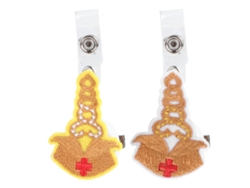 2 Portatarjetas De Identificación De Enfermera Animados Con Clip Retráctil, Regalo Ideal Para Mujeres.