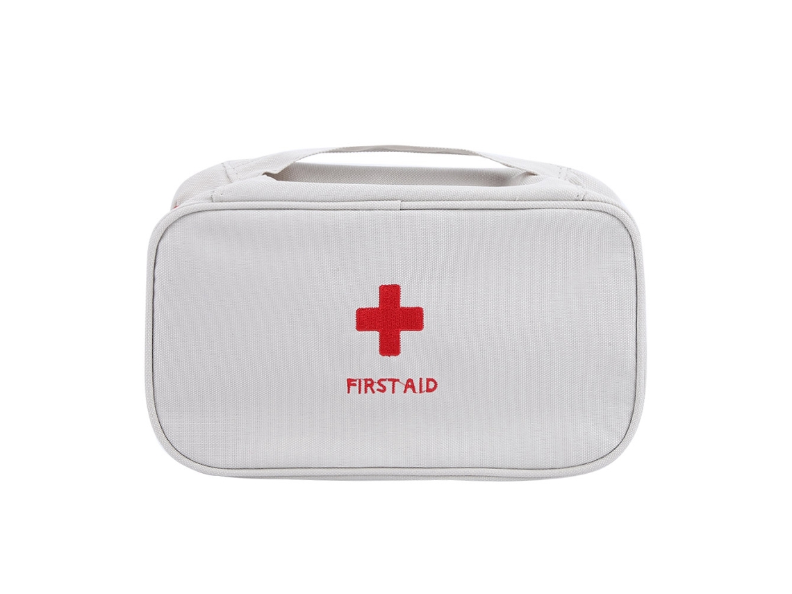 Mochila de primeros auxilios para viajes, acampadas, deportes, emergencias, supervivencia y rescate (gris)