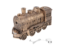 Umidificador De Névoa Fria Em Formato De Trem Aromaterapia 300ml Com 2 Modos De Luz Para Casa Escritório Mesa