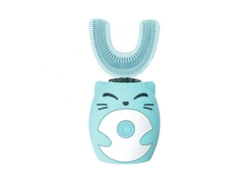 Cepillo de dientes eléctrico ultrasónico GOKOCO para niños, con forma de U, recargable por USB, para una limpieza inteligente del bebé.
