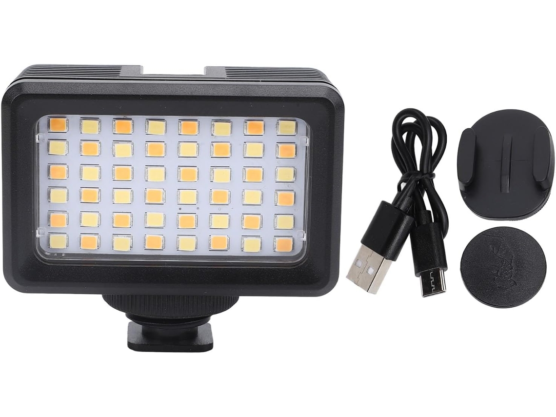Luz Led Sumergible Hasta 40 M, De 2700k A 5600k, Portátil, Para Vídeo De Buceo Y Acción.