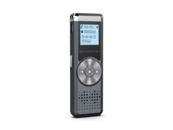 Grabadora de voz digital, 32 GB, grabadora de audio MP4 portátil, dictáfono para entrevistas, reuniones y conferencias, Yizhood (negro)