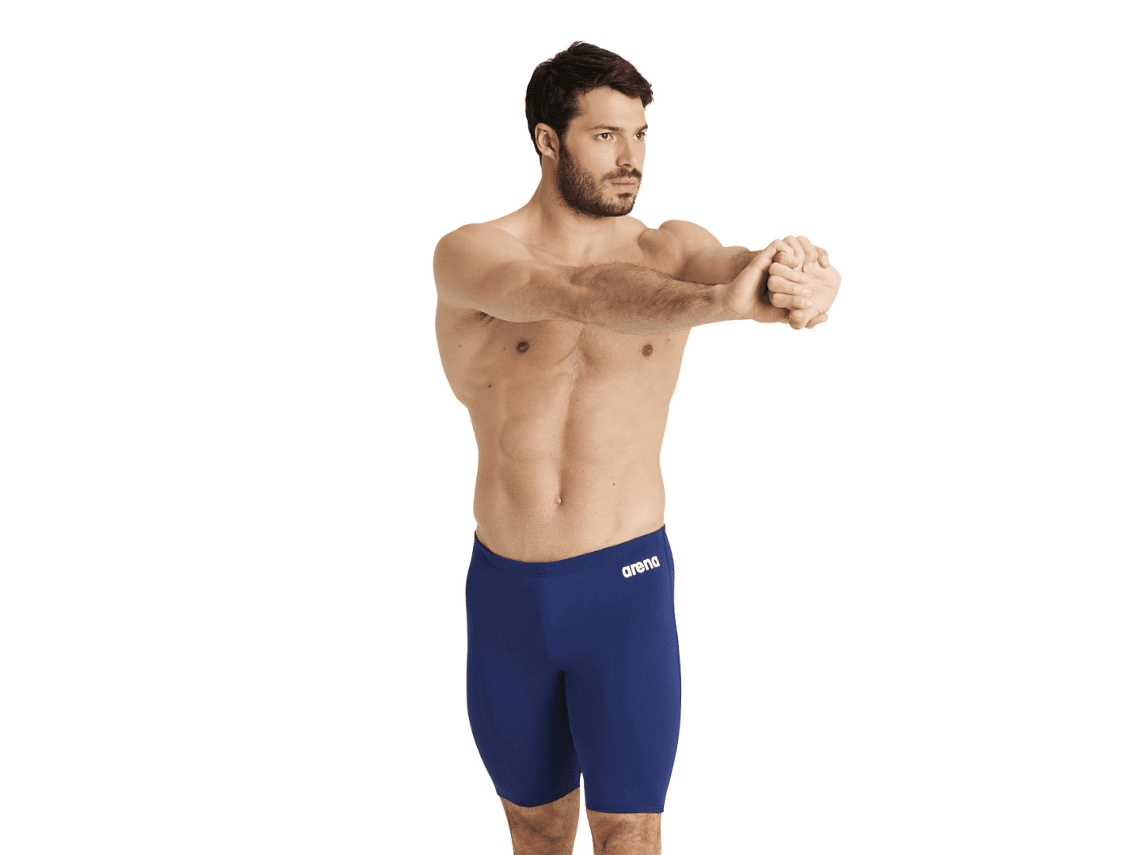 ARENA Bañador de Natación Team para Hombres Azul Marino Sólido