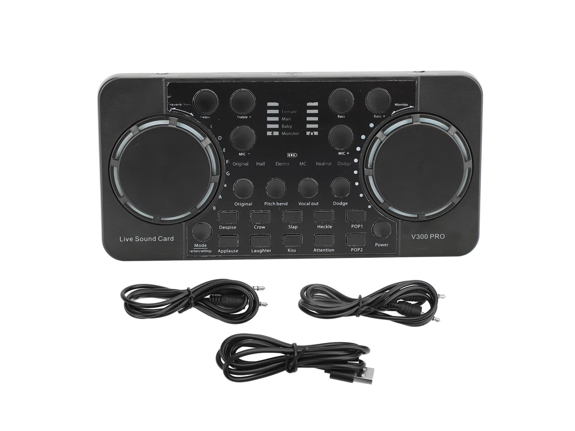 Placa De Som Para Live Bluetooth Mixer De Áudio Sem Fio Com Acompanhamento Para Gravação Estúdio E Transmissão Ao Vivo