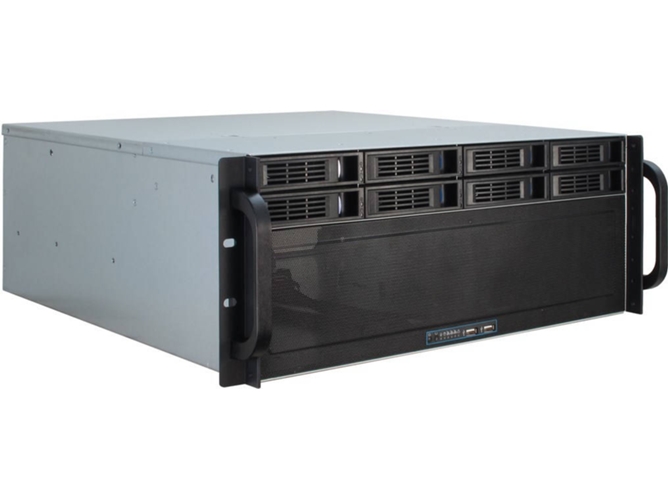 Caja PC INTER-TECH 4U-4408 (Rack - Negro)