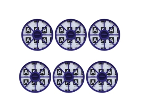 Accesorio Aspiradores DYSON 6 un Filtros Hepa Dc04 Dc05 Dc08 Dc19 Dc20 Dc21 Filtro