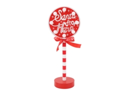 Rebe-señal Iluminada Santa Stop Here Con Led Lámpara De Mesa Navideña Luz Cálida Decoración Interior Fiesta Chimenea