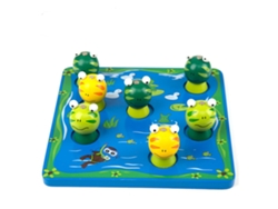 Lindo juguete de rana para niños, juguete educativo y divertido para la caza de ranas.