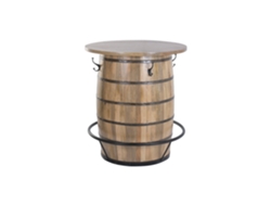 Mesa Bar Mango Metal Barril 90x90x101cm
