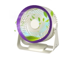 Ventilador De Escritorio Inalámbrico Silencioso Con 3 Velocidades Y Batería Recargable De 2000 Mah Para Dormitorio, Oficina Y Camping.