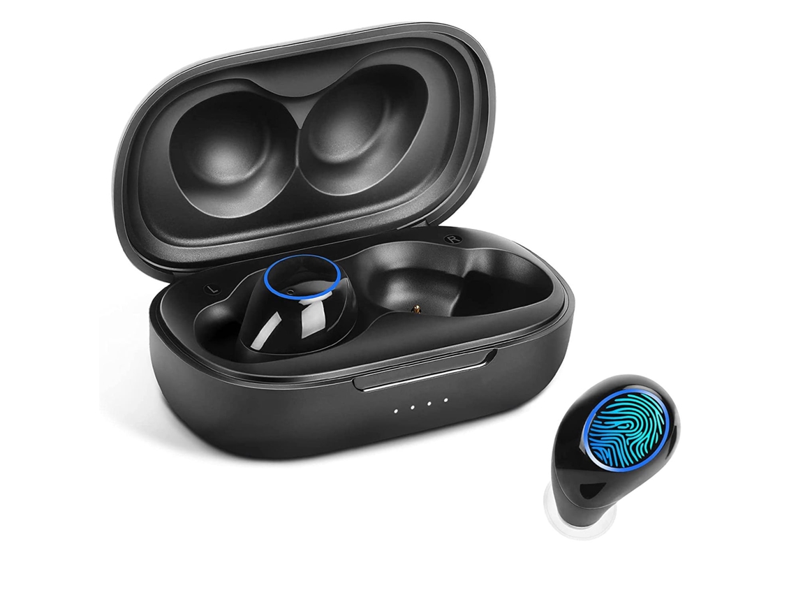 Amplificador de sonido Kibvoe para personas mayores, recargable, intraauricular, digital, táctil, 8 canales, LK 108, par, negro Vayotoy
