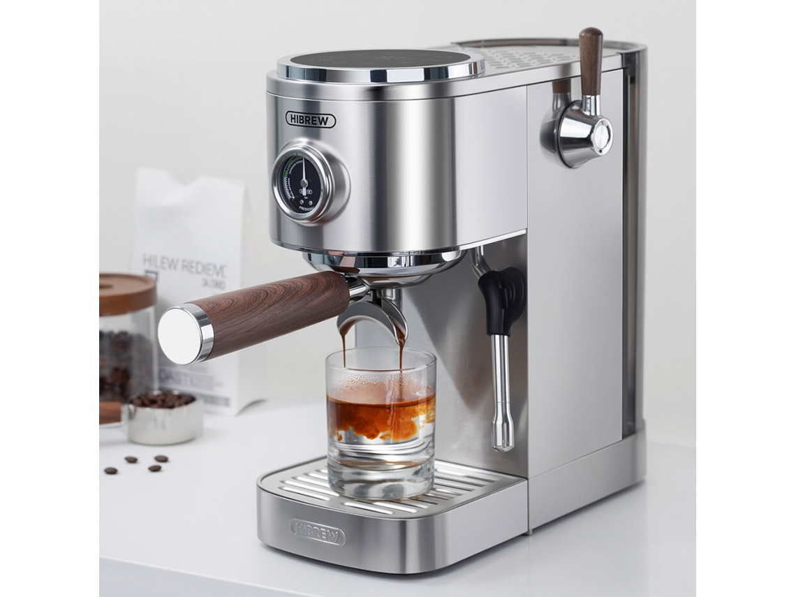 Máquina de Café Eléctrica Multifuncional HIBREW H13 (20 bar - Café Molido)