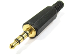 Adaptador de Áudio BEMATIK Jack macho estéreo de 3,5 mm 4 pinos para AV