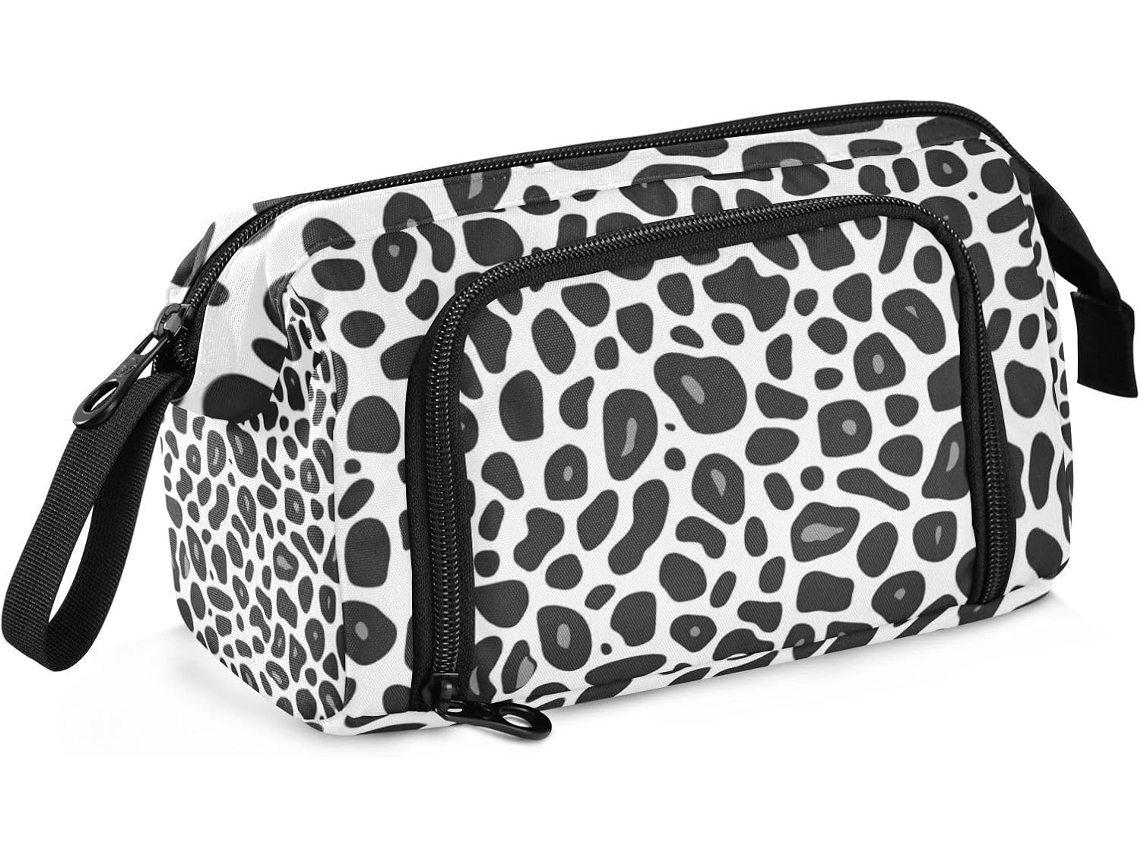 Besportble Estuche De Gran Capacidad Con Cremallera Para Niños Y Leopardo 24 X 9,5 X 15 Cm