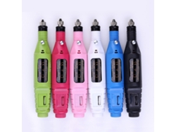 Kit De Taladro De Uñas Eléctrico 20000 Rpm Con Cable Usb, Máquina De Manicura Y Pedicura Con 6 Brocas Para Uso En Casa Y Salón