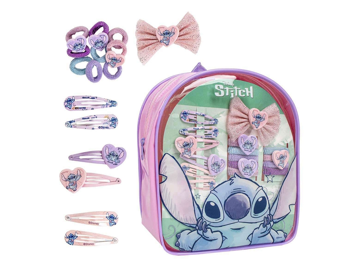 Conjunto de accesorios para el cabello con mochila de Disney Stitch 2500002954