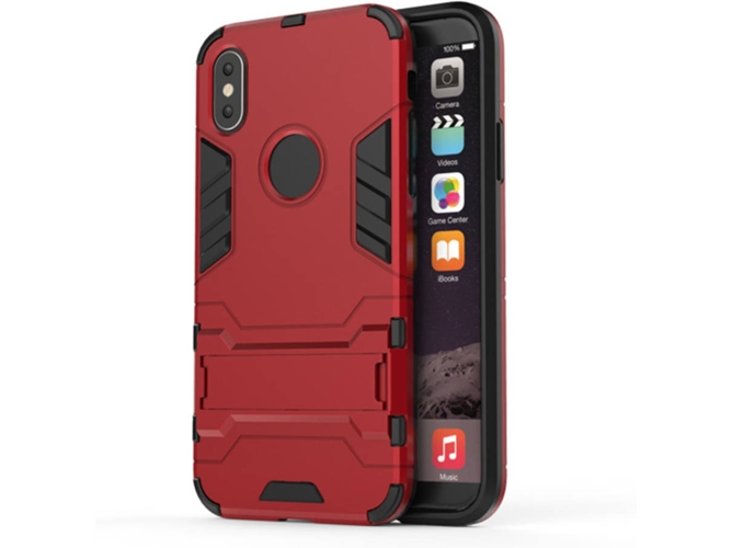 Funda iPhone X WJS Rojo