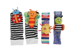 Juguete Colgante Para Bebé Con Forma De Calcetín Y Sonajero Suave Para La Muñeca, Adorable Y Tierno, De 0 A 2 Años, Juego De Cinturón Para Calcetín.