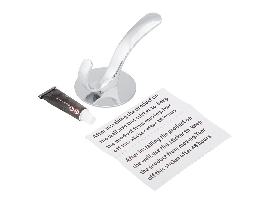 MEOIRUERY Toallero de Acero Inoxidable Autoadhesivo Fuerte para Puerta de Baño (1 Unidad)