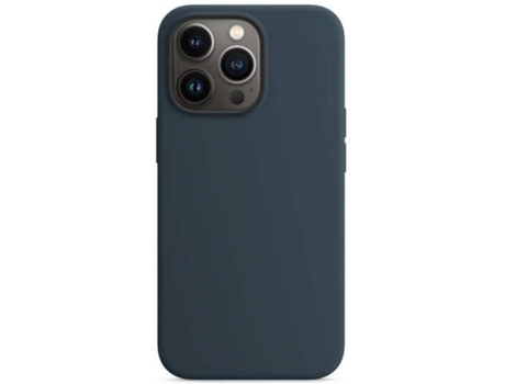 Carcasa para iPhone 13 Pro MISTERCAPAS Piel Azul Marino