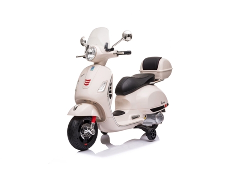 Moto Vespa Eléctrico para Niños Piaggio GT Blanco 0-6 Anos 6V