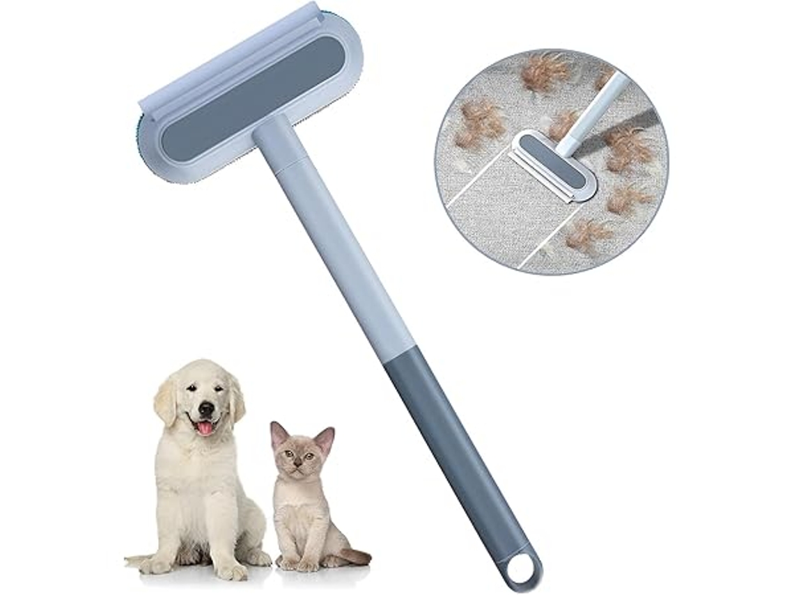 Limpiador Multifuncional Para Pelo De Mascotas, Mango Largo, Rodillo Adhesivo, Apto Para Gatos Y Perros, Ergonómico, Para Uso Diario.