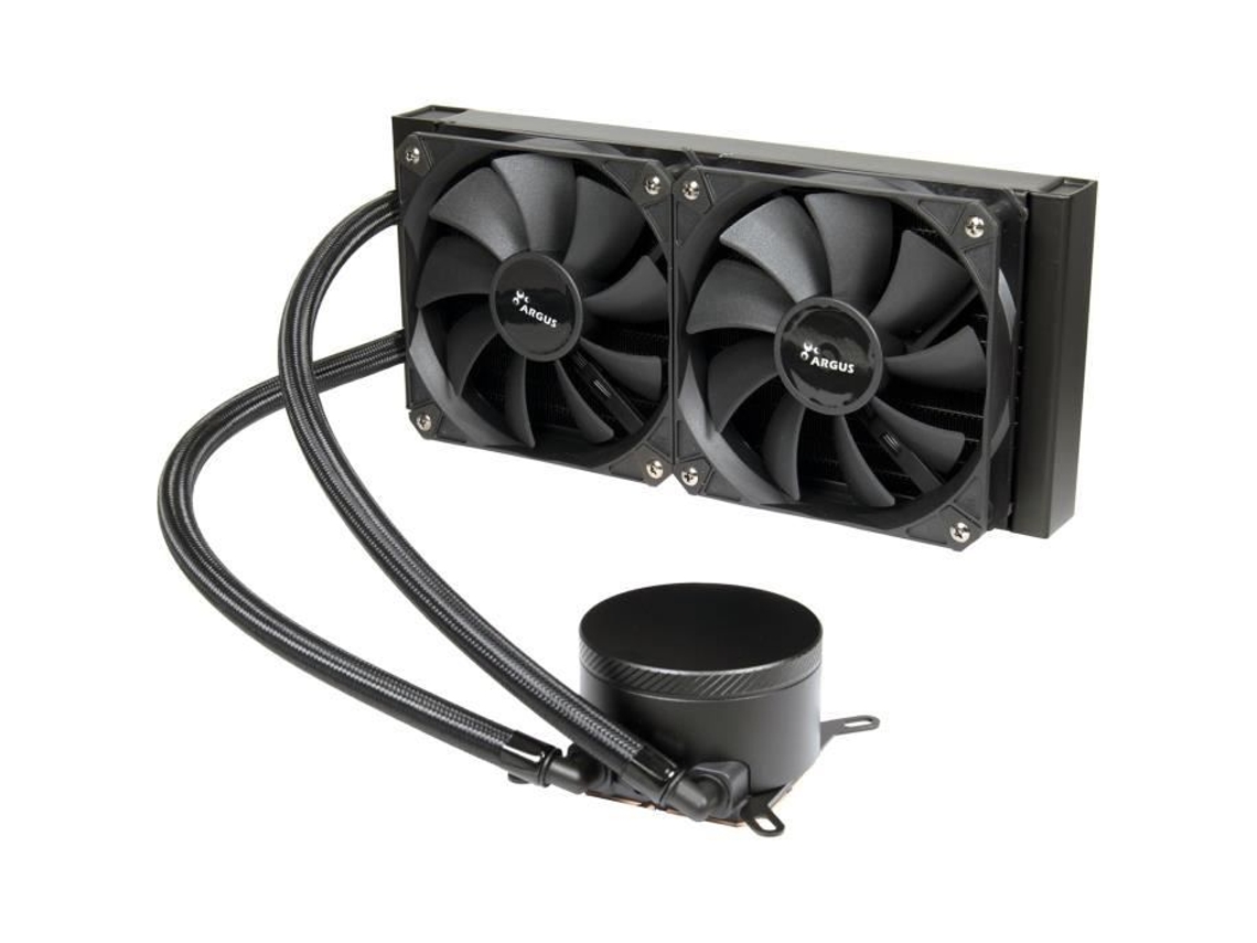 Refrigeración líquida Aio de 240 mm con bomba de doble cámara y placa térmica de cobre INTER-TECH