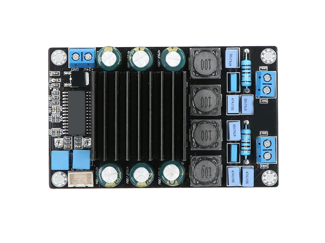 Módulo Amplificador Mono Irs2092 De 200 W Con Interfaz De Audio Y Respuesta De Frecuencia De 20 Hz A 20 Khz.
