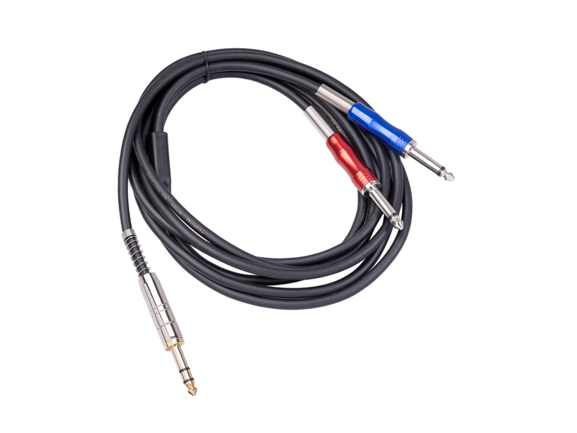 Adaptador De Cable De Audio Estéreo A Doble Mono Para Guitarra, Consola, Grabadora Y Amplificador.