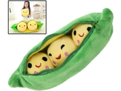 1 Peça Boneca de Planta Recheada Pea Travesseiro em Forma Brinquedo Pelúcia Macio para Crianças Aniversariantes