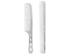 MEOIRUERY Peine Portátil de Acero Inoxidable Antiestático para el Pelo, Herramienta de Peinado Plateada
