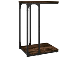 Maison Exclusive - Mesa Auxiliar Madera Contrachapada Roble Ahumado 40x30x60 Cm