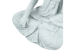 Decoração Pequena Buda em Arenito Verde Mini Estátua Zen para Aquário e Decoração Interior