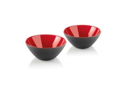 Conjunto de 2 Tazas S Negro/Rojo - My Fusion GUZZINI