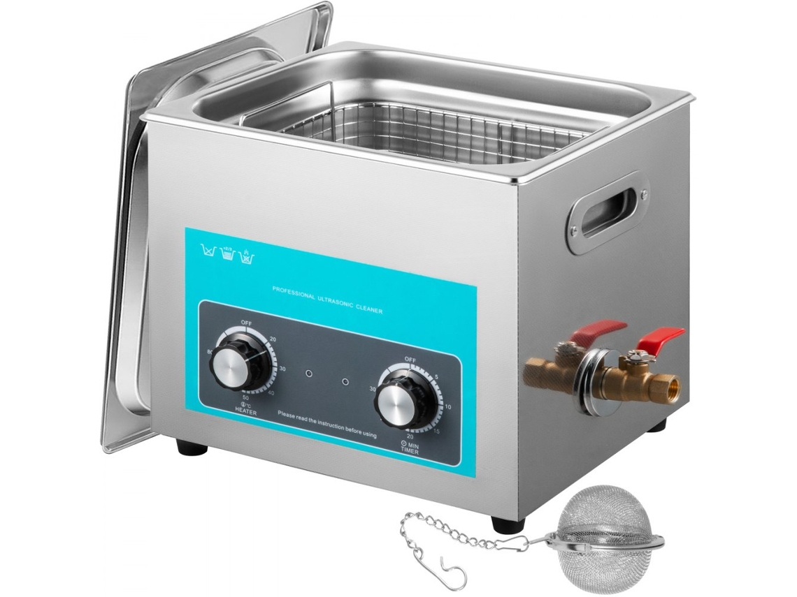 Máquina de limpieza ultrasónica digital Tekmaquinas de 10L con calefacción