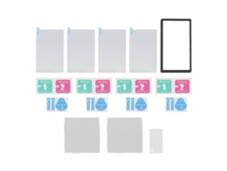 Película De Vidrio Templado (anti-huellas Dactilares) Para Protector De Pantalla De Consola Switch Oled, Pack De 4 Unidades