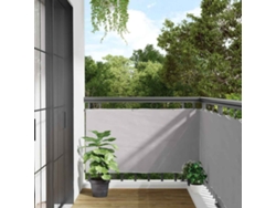 Mampara de privacidad para balcón, 400 x 120 cm, PVC, gris, WSD828697 Lovely Home