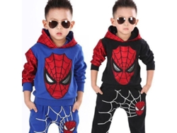Conjunto De Sudadera Con Capucha Y Chándal Deportivo De Spider-man Para Niño