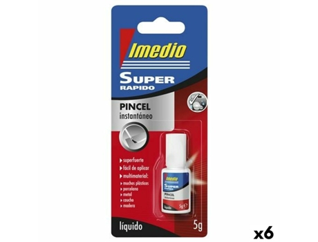 Adhesivo Instantáneo Imedio Super 5 g (6 Unidades)