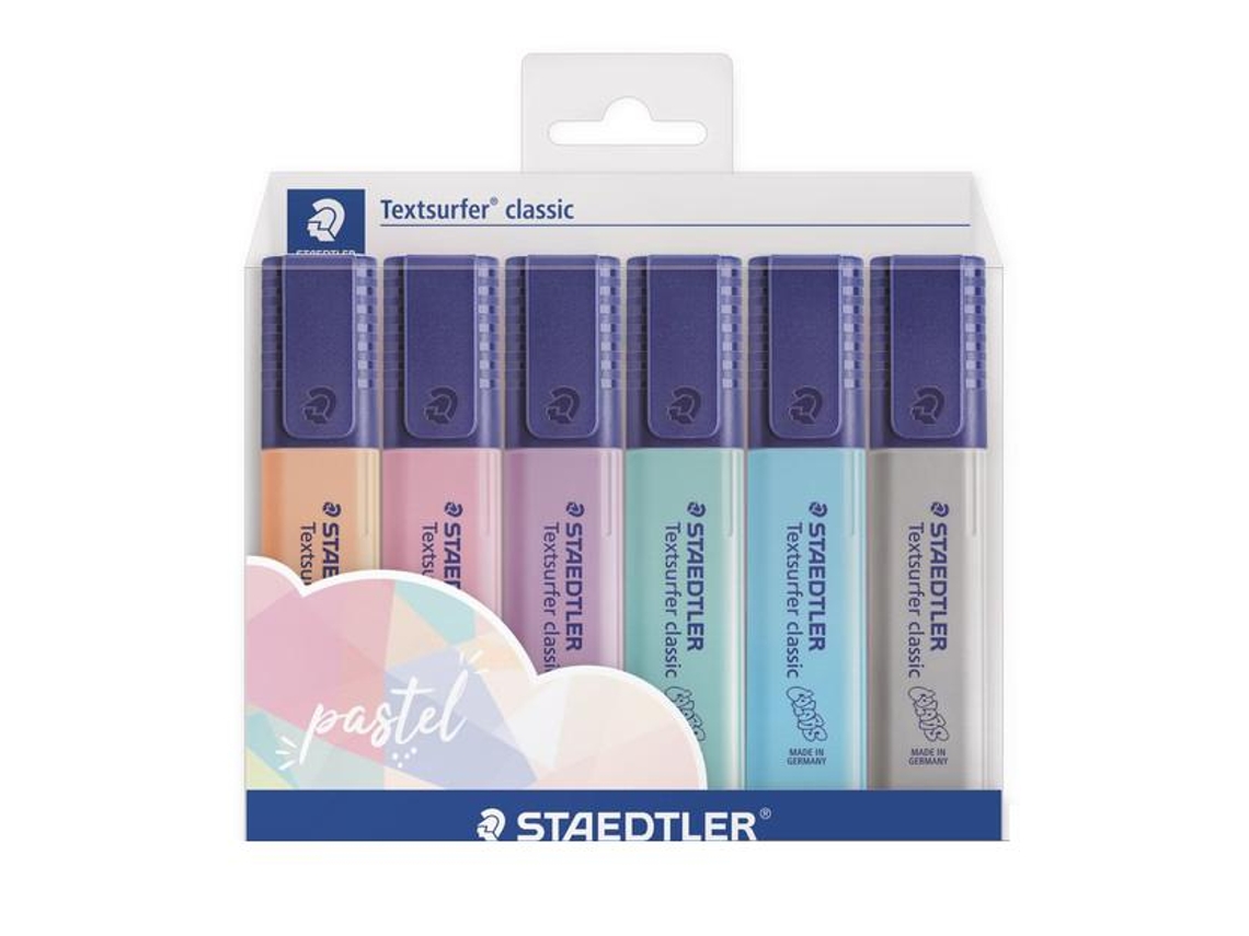 Staedtler Marcadores Textsurfer Classic Pastel X6