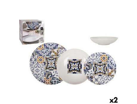 Set de Vajilla INDE Luana (2 Unidades)