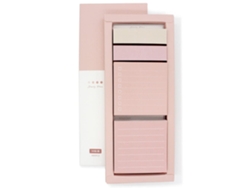 Juego de cuadernos rayados (rosa), 240 cuadernos de colores, etiquetas autoadhesivas para índices, 1 caja.