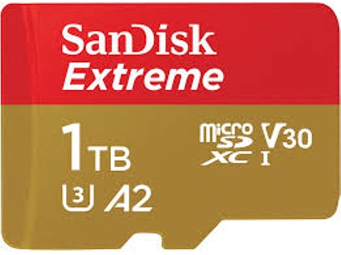 Tarjeta de Memoria SANDISK Micro SDXC Extreme 256GB + Adaptador SD