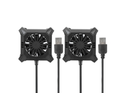 Enfriador De Teléfono Refrigeración Silenciosa 2 Piezas F1 Enfriador De Teléfono Negro