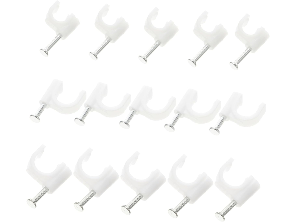 300 Clips Para Cables Eléctricos Para La Organización De Cables De Alta Resistencia.