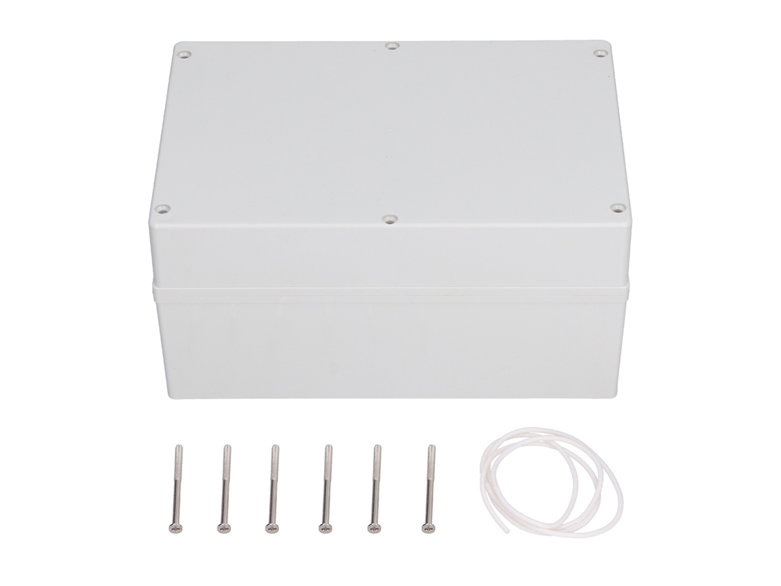 Caja De Conexiones Eléctricas De Abs Impermeable Para Proyectos Electrónicos De Bricolaje, 240x160x120 Mm.